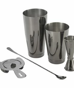 Mercer Barfly Basic Set | Gun Metal Black