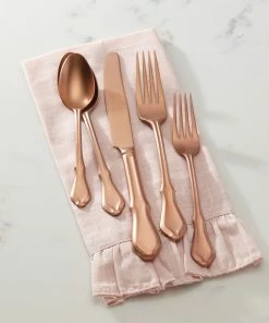 Reed & Barton 20-Piece Flatware Set | Hampden Rose -Glassware & Drinkware Shop hampden5 1