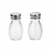 TableCraft 2oz Salt & Pepper Shakers | Beehive Glass 2 TableCraft 2oz Salt & Pepper Shakers | Beehive Glass -Glassware & Drinkware Shop hbh2c 01.default