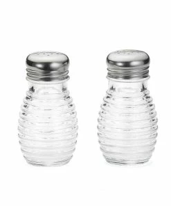 TableCraft 2oz Salt & Pepper Shakers | Beehive Glass