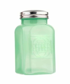 TableCraft Jadeite Glass Collection 6oz Pepper Shaker