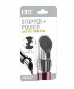 True Brands Wine Stopper & Pourer By Host 9 True Brands Wine Stopper & Pourer By Host -Glassware & Drinkware Shop host stopper pourer 2970
