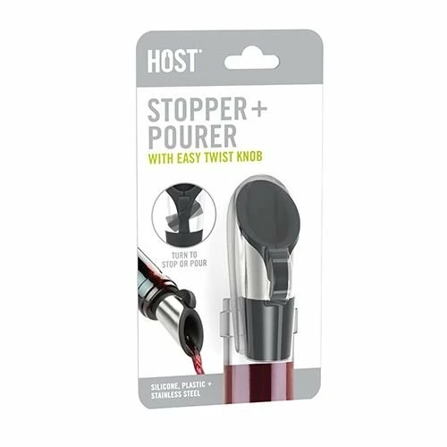 True Brands Wine Stopper & Pourer By Host 6 True Brands Wine Stopper & Pourer By Host - Image 4