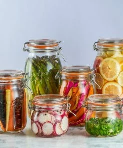 Kilner Swing Top Round Glass Jar | 2L -Glassware & Drinkware Shop jarange1