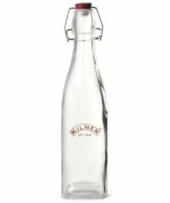 Kilner Swing Top Square Glass Bottle | 18.5oz