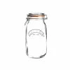 Kilner Swing Top Round Glass Jar | 1.5L -Glassware & Drinkware Shop kilner clip top 51 ounce round jar 0025.492