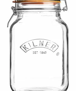 Kilner Swing Top Square Glass Jar | 2L