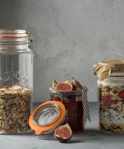 Kilner Facetted Clip Top Jar | 63.4oz 10 Kilner Facetted Clip Top Jar | 63.4oz -Glassware & Drinkware Shop kilner facettedcliptopjars range 4