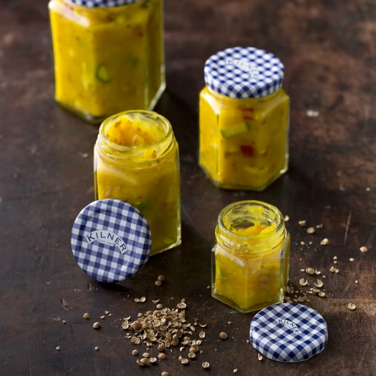 Kilner Twist Top Hexagonal Jar (Blue) | 1.6oz 6 Kilner Twist Top Hexagonal Jar (Blue) | 1.6oz - Image 4