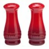 Le Creuset 2-Piece Salt & Pepper Shakers | Cerise/Cherry Red -Glassware & Drinkware Shop lecreu table salt pepper shakers cherry pg1102 0467