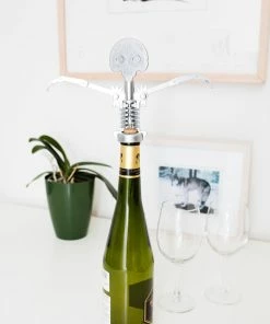 Kikkerland Corkscrew | Day Of The Dead Skull -Glassware & Drinkware Shop life 1 1