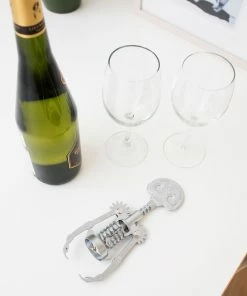 Kikkerland Corkscrew | Day Of The Dead Skull -Glassware & Drinkware Shop life 3 1