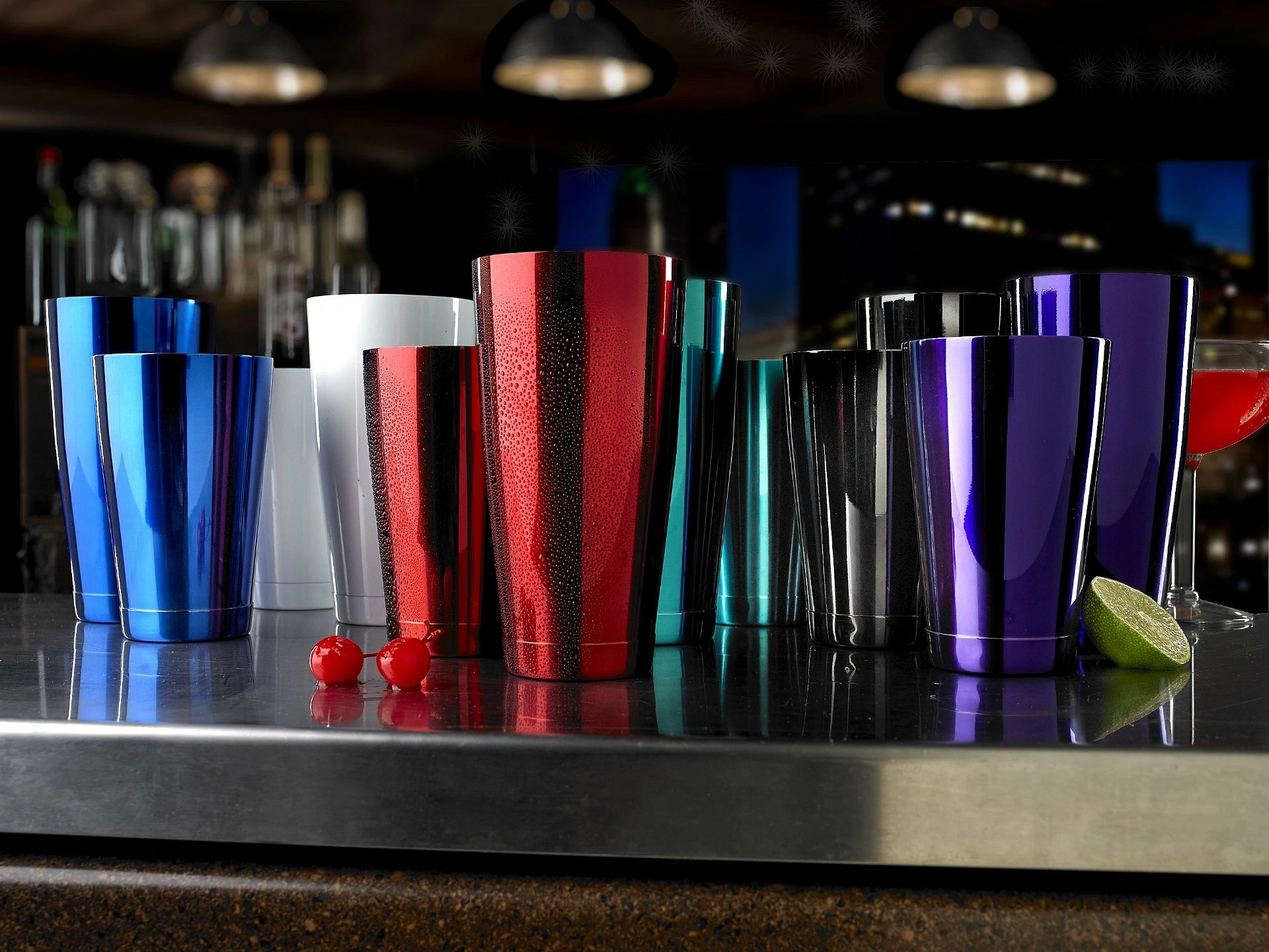 Mercer Barfly 18oz Shaker/Tin | Blue 7 Mercer Barfly 18oz Shaker/Tin | Blue - Image 5