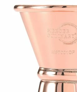Mercer Barfly 20ml X 40ml Japanese Style Jigger | Copper Plated -Glassware & Drinkware Shop m37001cp barfly copper plated jigger 20ml 40ml closeup