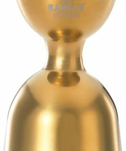 Mercer Barfly 1oz X 2oz Bell Style Jigger | Gold Plated