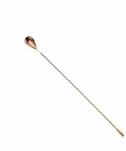 Mercer Barfly 15.75" Classic Bar Spoon | Antique Copper