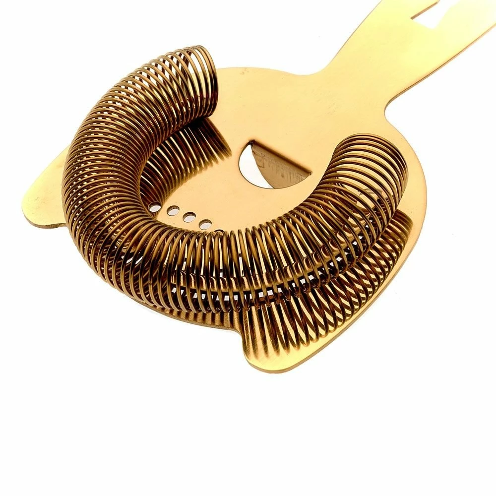 Mercer Barfly Heavy Duty Spring Bar Cocktail Strainer | Gold Plated 4 Mercer Barfly Heavy Duty Spring Bar Cocktail Strainer | Gold Plated - Image 2
