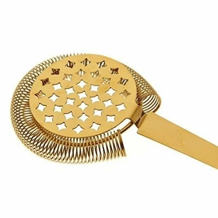 Mercer Barfly Classic Hawthorne Spring Bar Strainer | Gold Plated - Image 2