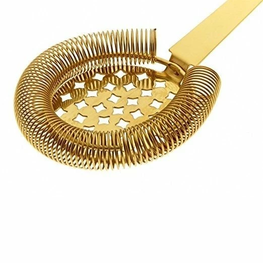 Mercer Barfly Classic Hawthorne Spring Bar Strainer | Gold Plated - Image 3