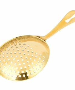 Mercer Barfly Julep Strainer | Gold Plated