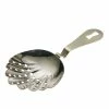 Mercer Barfly Scalloped Julep Strainer | Stainless Steel 2 Mercer Barfly Scalloped Julep Strainer | Stainless Steel -Glassware & Drinkware Shop m37029 barfly stainless steel scalloped julep cocktail strainer silver