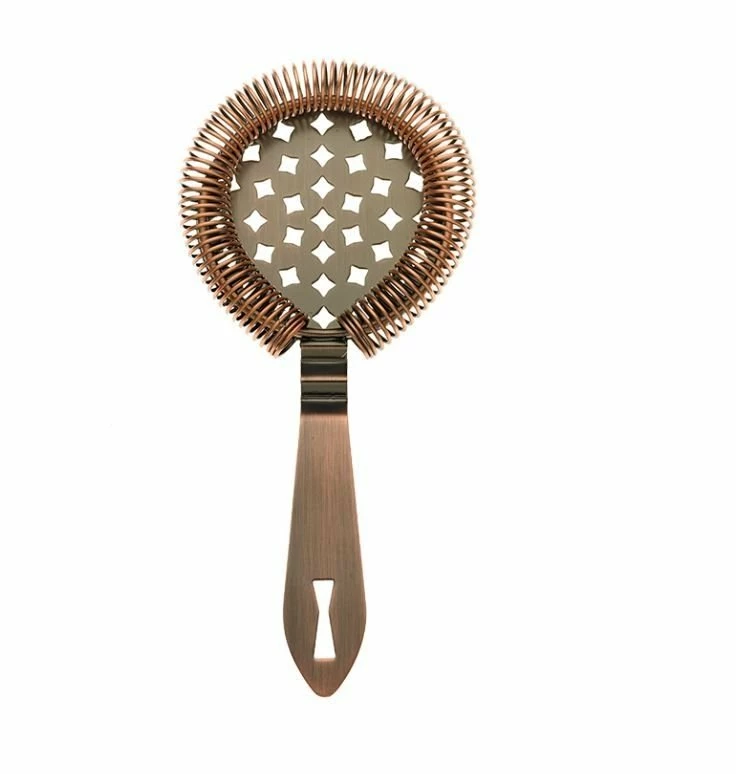 Mercer Barfly Classic Hawthorne Spring Bar Strainer | Antique Copper 3 Mercer Barfly Classic Hawthorne Spring Bar Strainer | Antique Copper
