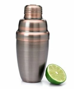 Mercer Barfly 3-Piece Heavy-Duty Cocktail Shaker Set | Antique Copper