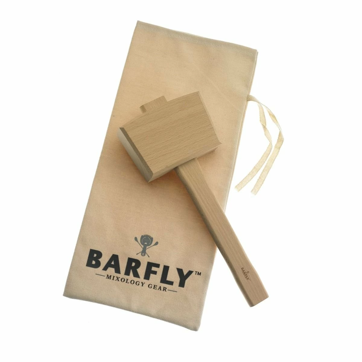 Mercer Barfly Lewis Bag & Wood Mallet Set 4 Mercer Barfly Lewis Bag & Wood Mallet Set - Image 2
