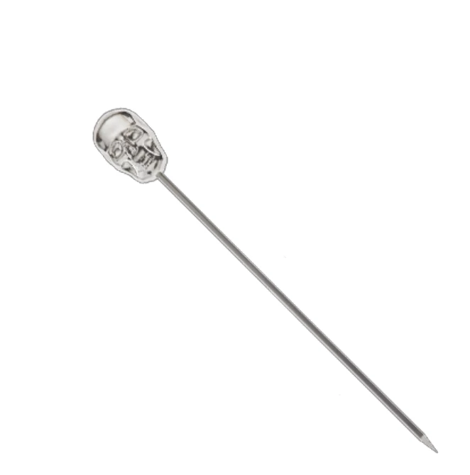 Mercer Barfly Stainless Steel Skull Cocktail Picks (Set Of 12) | Stainless Steel 3 Mercer Barfly Stainless Steel Skull Cocktail Picks (Set Of 12) | Stainless Steel