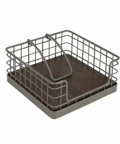 Spectrum Madison Weighted Napkin Holder Industrial Gray