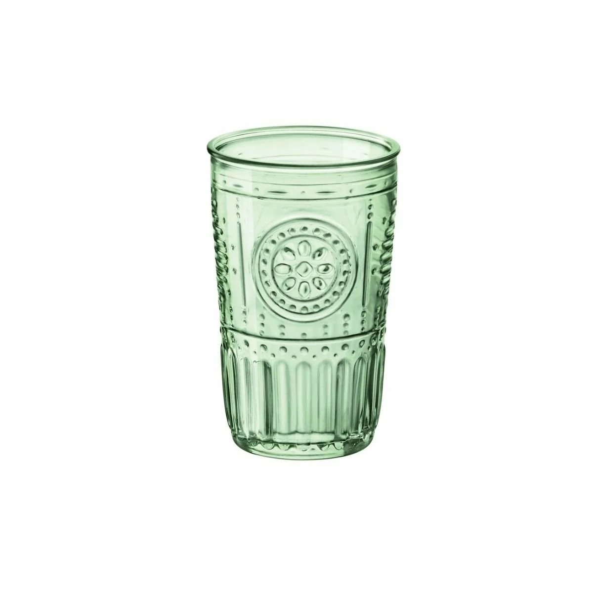 Bormioli Rocco (Gift Box Of 4) 16oz Romantic Cooler | Pastel Green 3 Bormioli Rocco (Gift Box Of 4) 16oz Romantic Cooler | Pastel Green