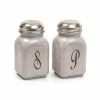 Mosser Glass Monogram Salt & Pepper Set | Marble 2 Mosser Glass Monogram Salt & Pepper Set | Marble -Glassware & Drinkware Shop marblesp1