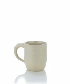 Martinez Pottery Hand Turned Stoneware Coffee Mug | Natural