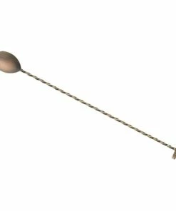 Mercer Barfly 11.8" Bar Spoon With Muddler | Antique Copper
