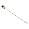 Mercer Barfly 11.8" Classic Bar Spoon | Gold Plated 1 Mercer Barfly 11.8" Classic Bar Spoon | Gold Plated -Glassware & Drinkware Shop mercer barfly 11.8in gold plated teardrop bar spoon m37012gd