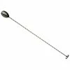Mercer Barfly 15.75" Bar Spoon With Muddler | Gun Metal Black -Glassware & Drinkware Shop mercer barfly 15.75 inch antique copper bar spoon with muddler m37019bk