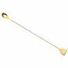 Mercer Barfly 15.75" Bar Spoon With Strainer | Gold Plated 1 Mercer Barfly 15.75" Bar Spoon With Strainer | Gold Plated -Glassware & Drinkware Shop mercer barfly 15.75 inch gold plated bar spoon with strainer m37072gd