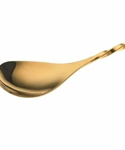 Mercer Barfly 15.75" Bar Spoon With Strainer | Gold Plated -Glassware & Drinkware Shop mercer barfly 15.75 inch gold plated bar spoon with strainer spoon