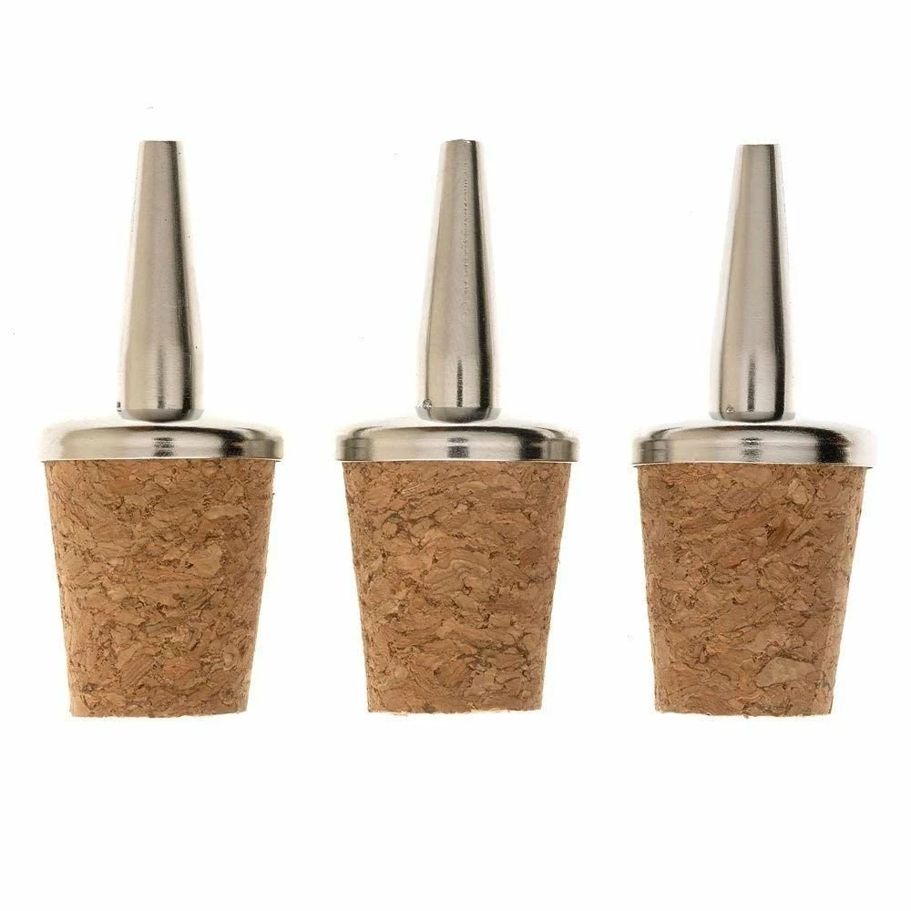Mercer Barfly Stainless Steel Dasher Tops - Set Of 3 3 Mercer Barfly Stainless Steel Dasher Tops - Set Of 3