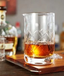 Viski® Professional Lead-Free Crystal Mixing Glass -Glassware & Drinkware Shop mixglass5