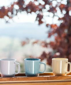 Everything Kitchens Modern Colorful Neutrals - Rippled 12oz Mugs (Set Of 4) - Glazed | Dusty Purple -Glassware & Drinkware Shop modern ripple glazed squares 0014 dsc0061 1