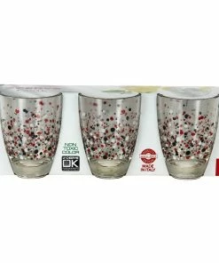 Cerve 10.3oz Fonte Water Glass - Set Of 3 | Murano Rosso