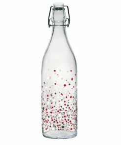 Cerve 33.8oz Swing Top Lory Glass Bottle | Murano Rosso