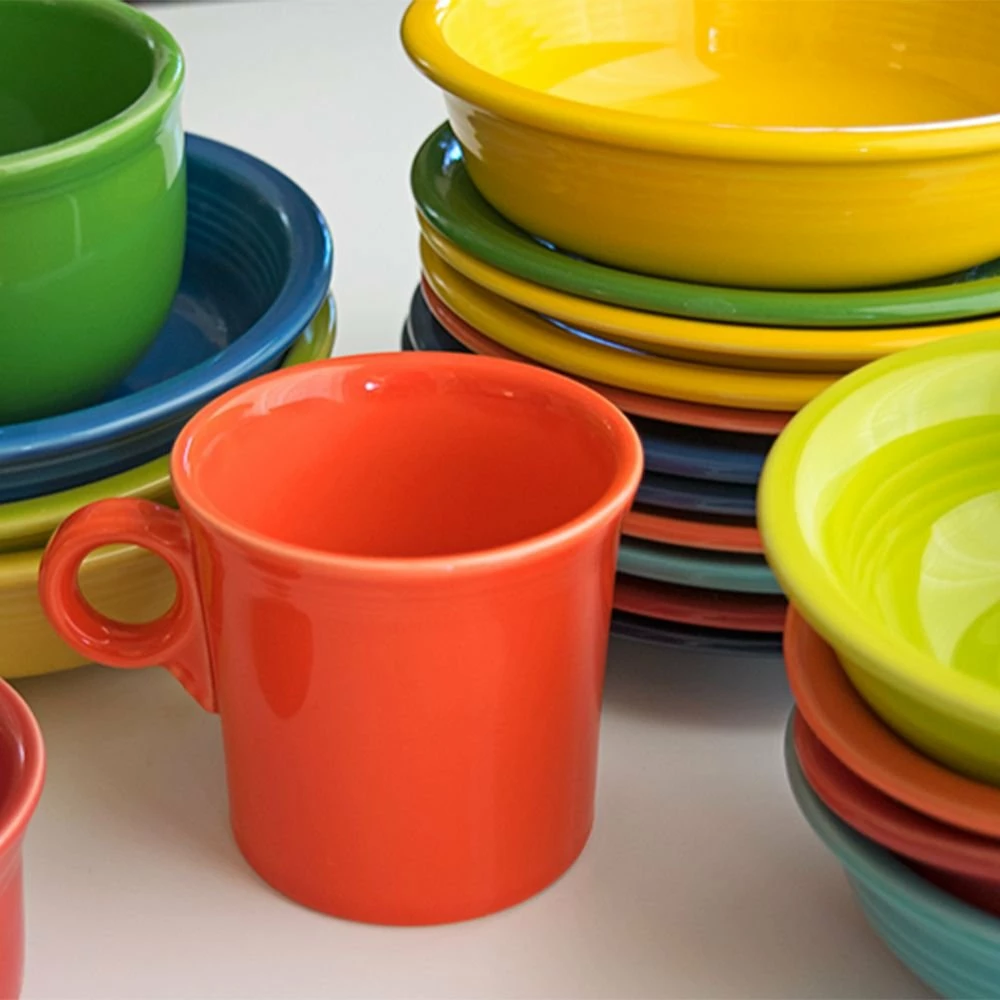 Fiesta® 10.25oz Coffee Mug | Poppy 4 Fiesta® 10.25oz Coffee Mug | Poppy - Image 2