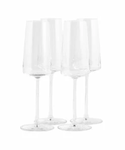 Stolzle 8oz Power Crystal Champagne Flutes | Set Of 4
