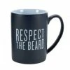 C.R Gibson (One Coast) C.R. Gibson Mug | Respect The Beard -Glassware & Drinkware Shop qm5 20299 c.r. gibson 16oz respect the beard mug