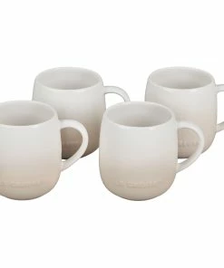 Le Creuset 13oz Heritage Mugs (Set Of 4) | Meringue White