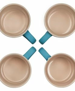 Le Creuset 14oz Mugs (Set Of 4) | Caribbean Blue -Glassware & Drinkware Shop rs10989 pg90433a 0017 3 1