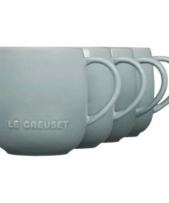 Le Creuset 13oz Heritage Mugs (Set Of 4) | Sea Salt -Glassware & Drinkware Shop rs17587 pg90433a 00717 2p