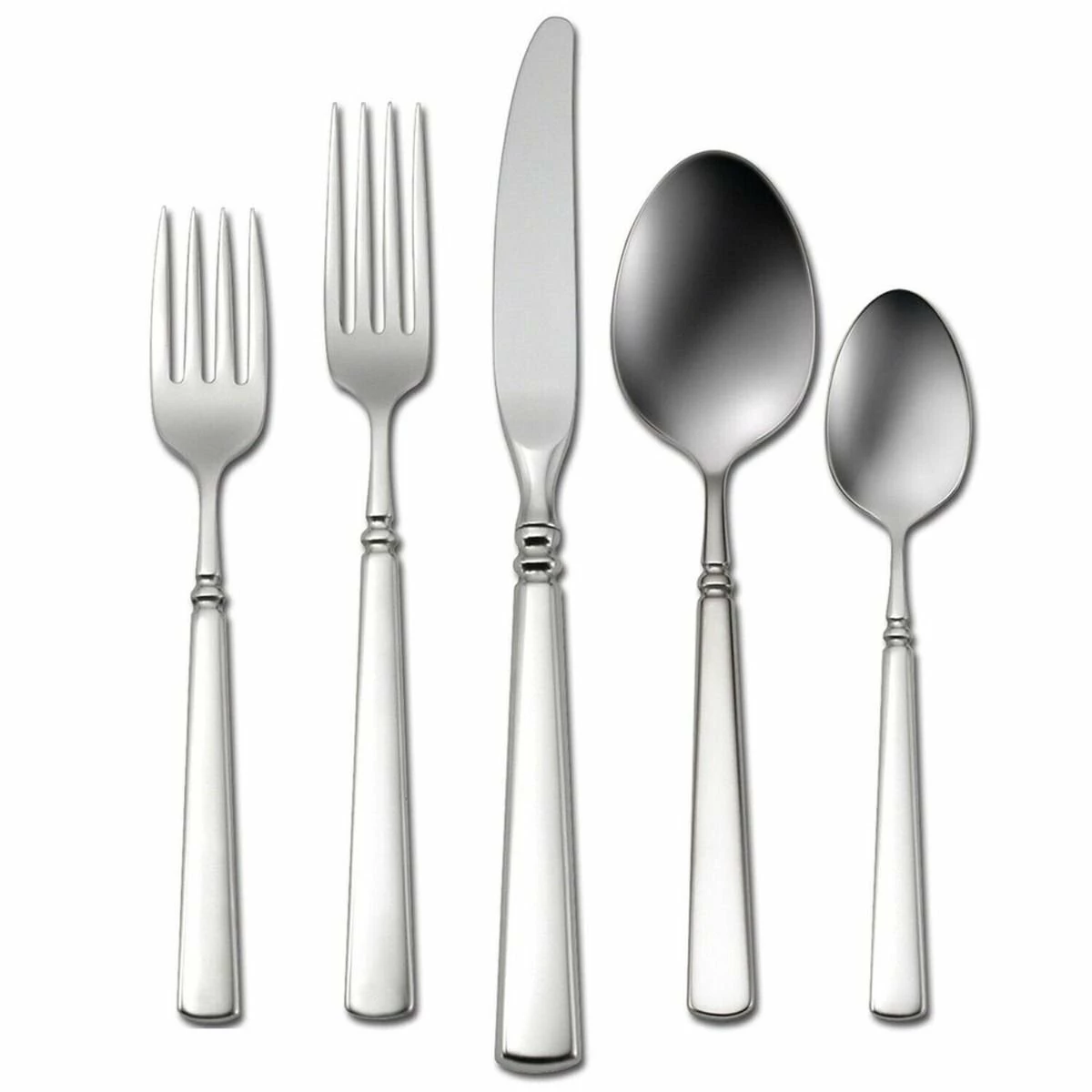 Oneida 18/10 Stainless Steel 5-Piece Flatware Set | Easton 3 Oneida 18/10 Stainless Steel 5-Piece Flatware Set | Easton